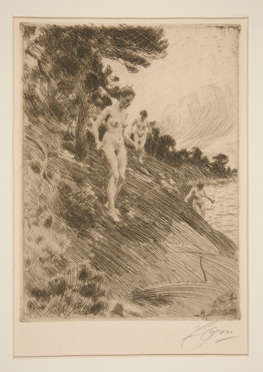 Skrämd av Anders Leonard Zorn