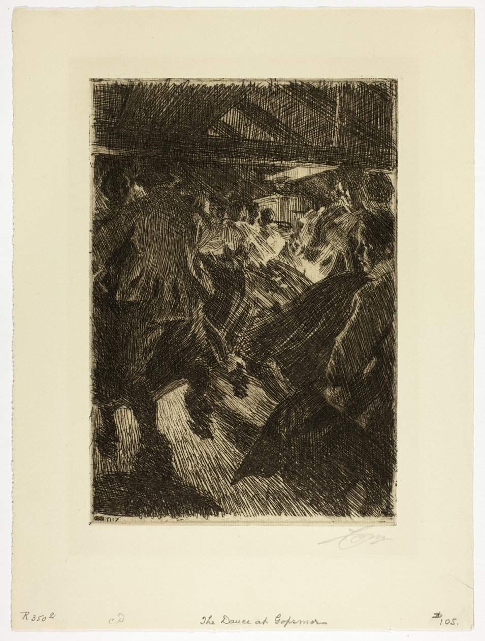 Gopsmor Stuga av Anders Leonard Zorn