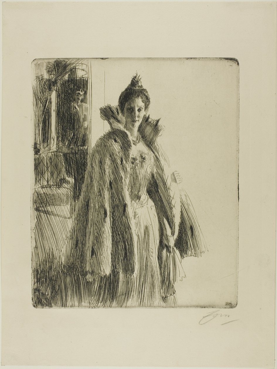 H. R. H. Prinsessan Ingeborg av Sverige II av Anders Leonard Zorn