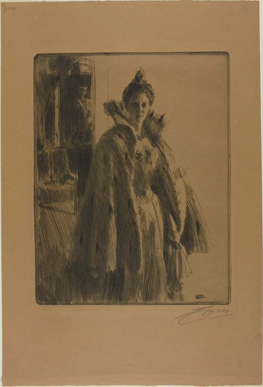H. R. H. Prinsessan Ingeborg av Sverige II av Anders Leonard Zorn