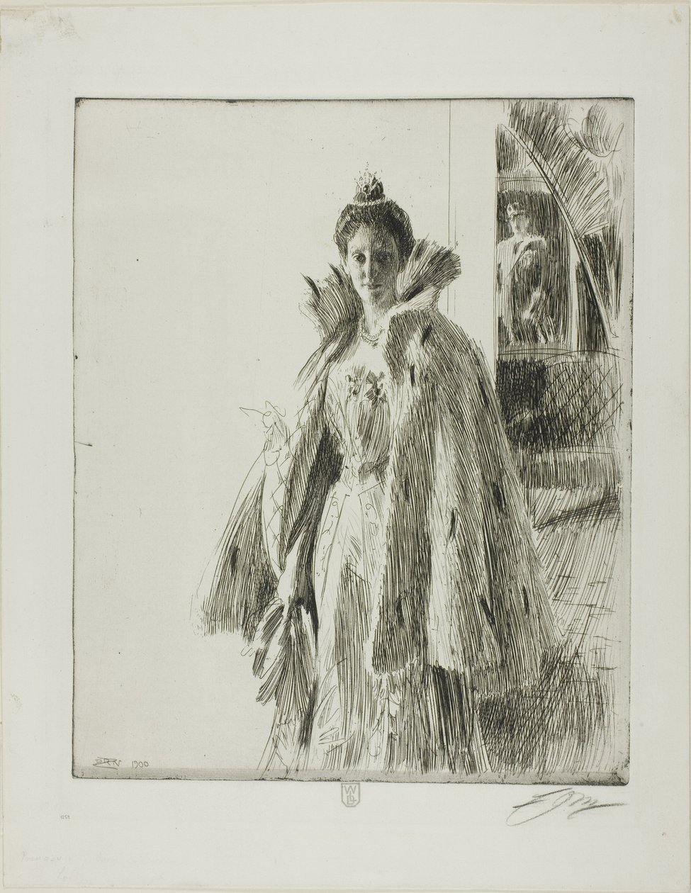 H. R. H. Prinsessan Ingeborg av Sverige I av Anders Leonard Zorn