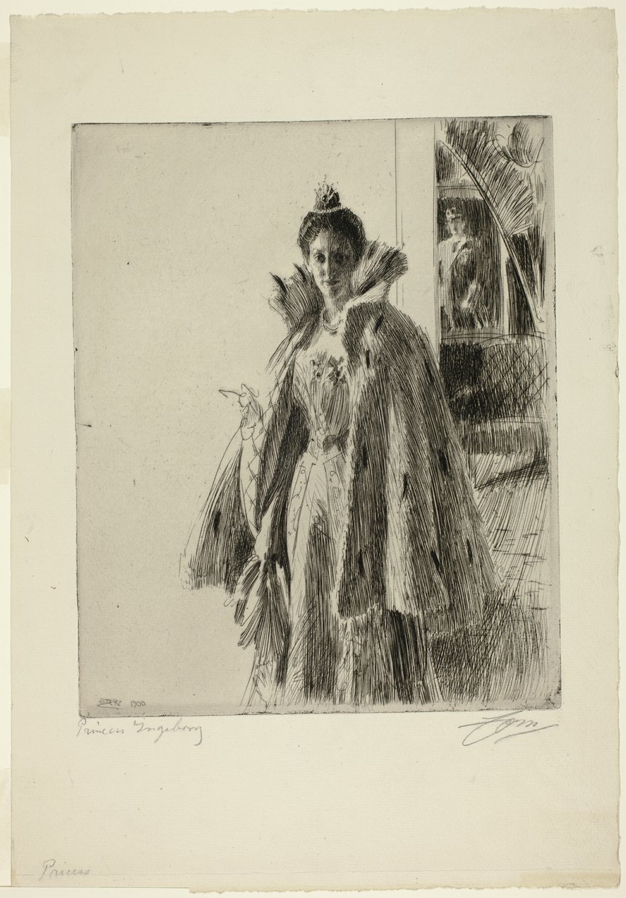 H. R. H. Prinsessan Ingeborg av Sverige I av Anders Leonard Zorn