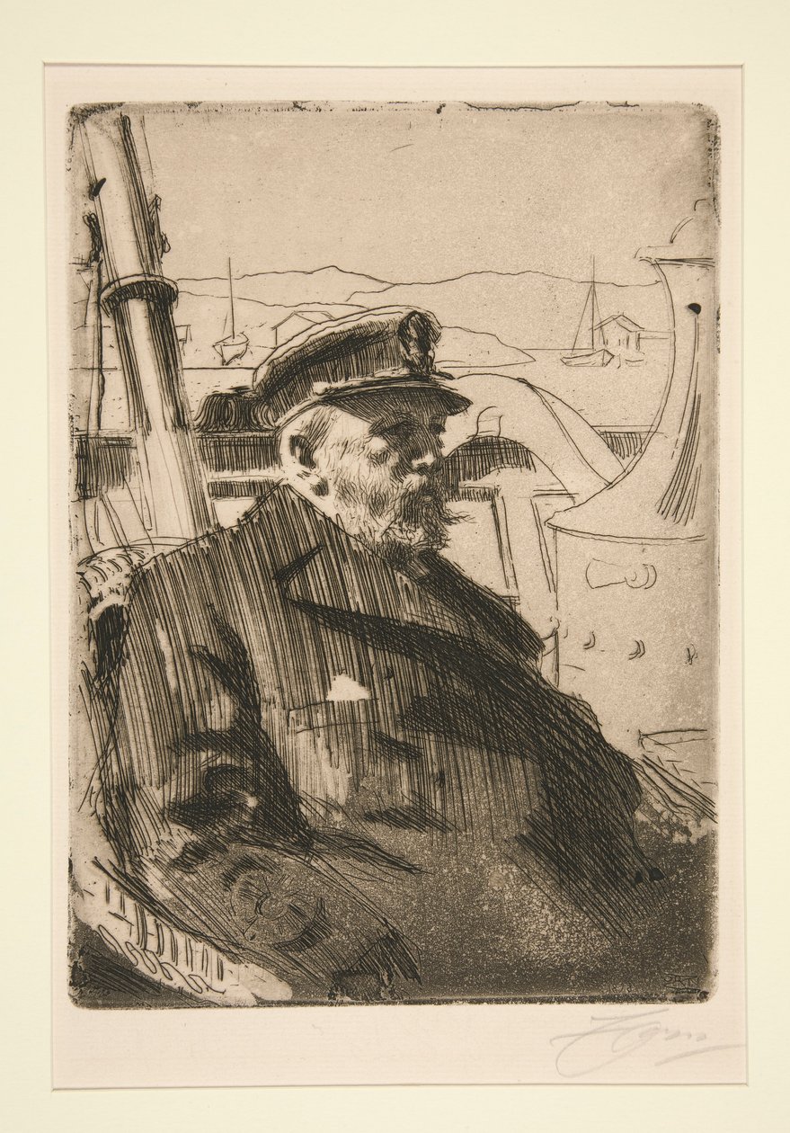 Kung Oscar II av Anders Leonard Zorn