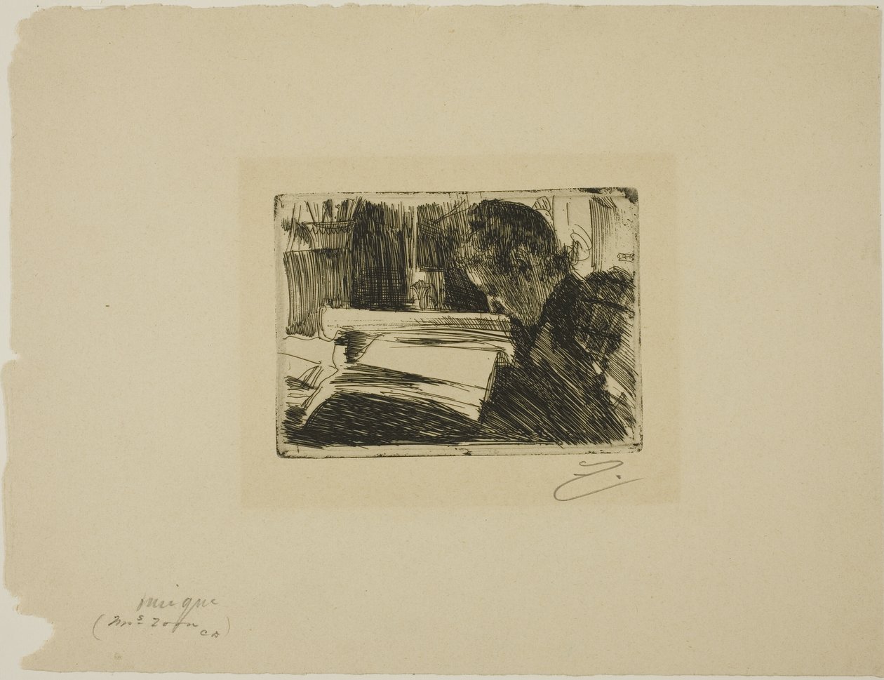Lady Reading (Mrs Zorn) av Anders Leonard Zorn