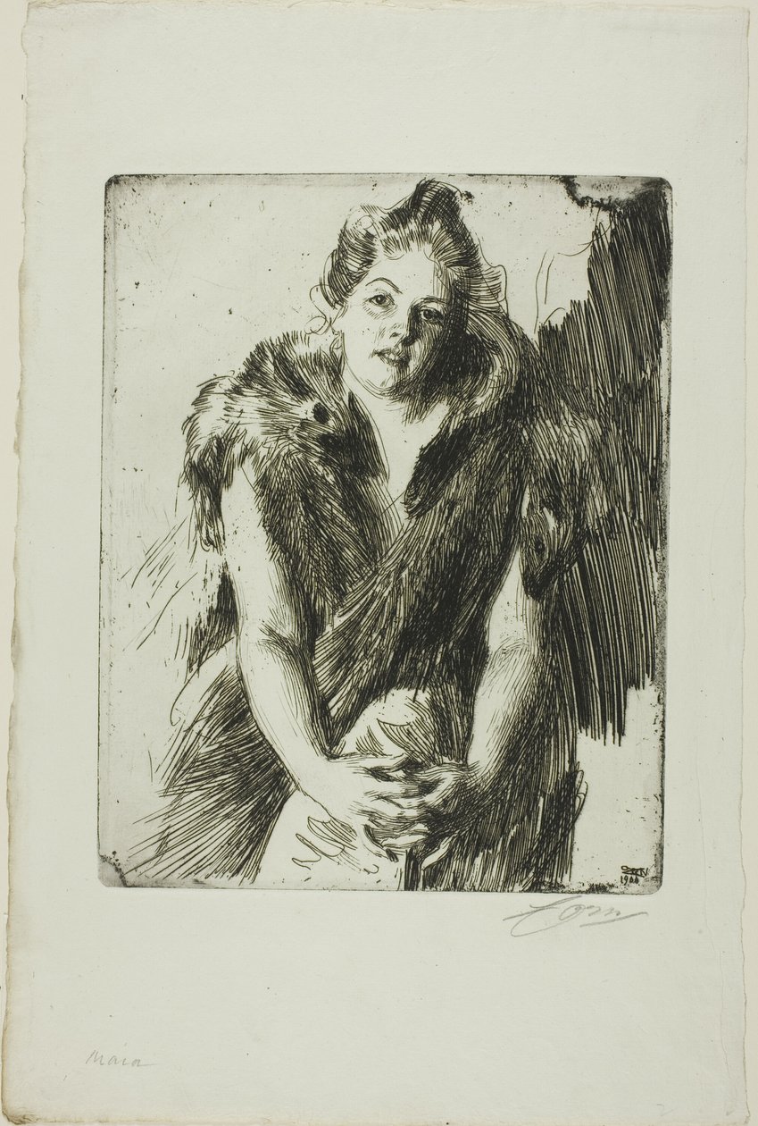Maya von Heijne av Anders Leonard Zorn