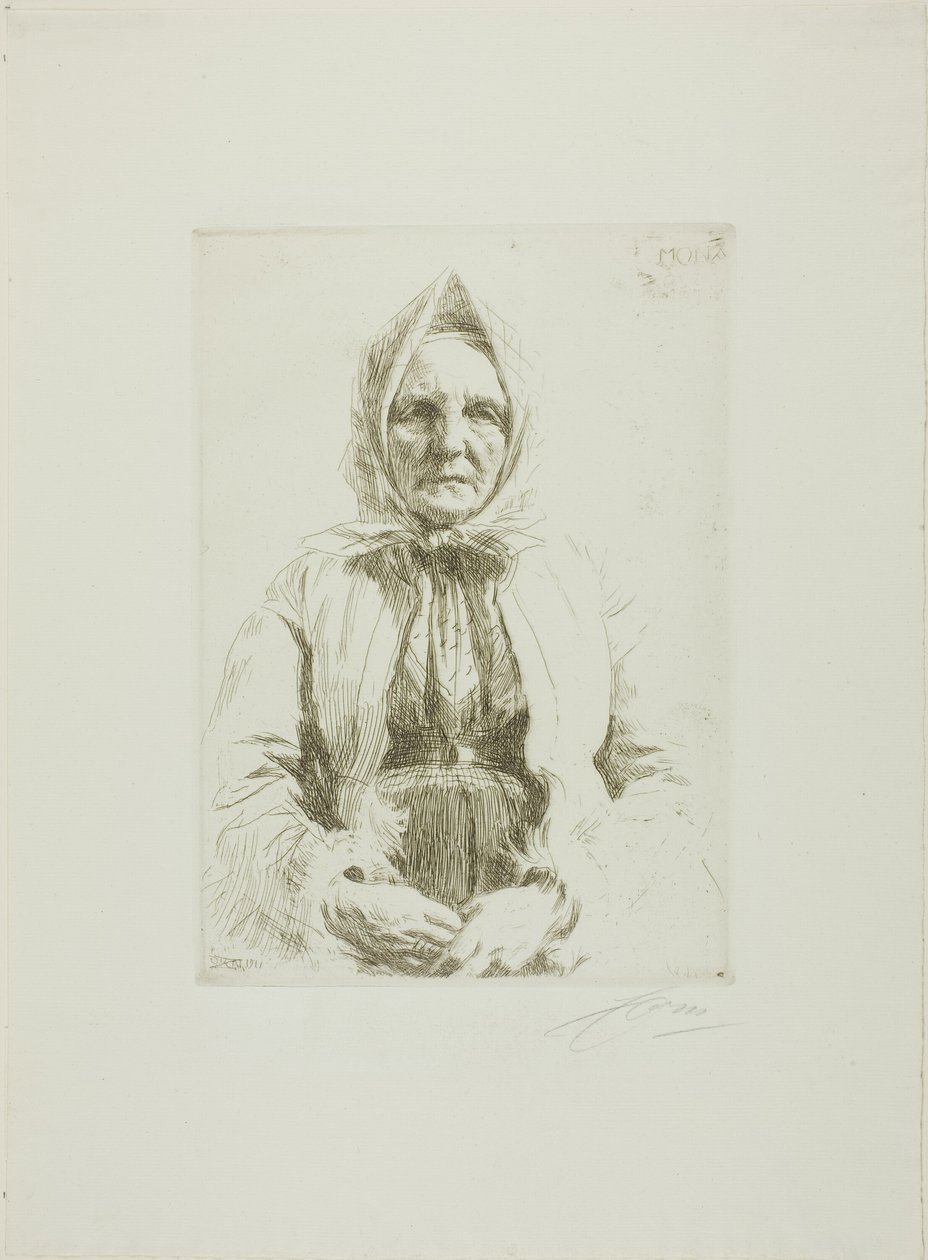 Mona av Anders Leonard Zorn