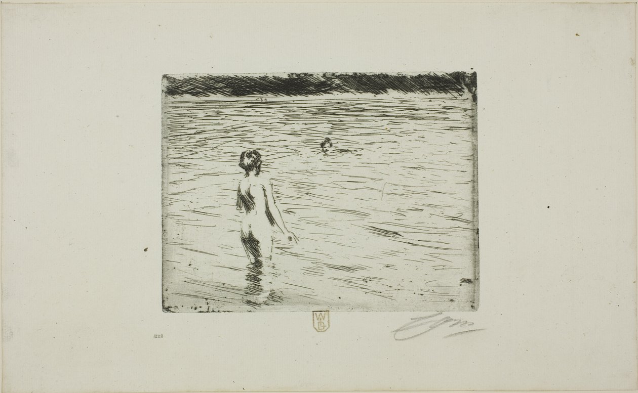 Mamma badar av Anders Leonard Zorn