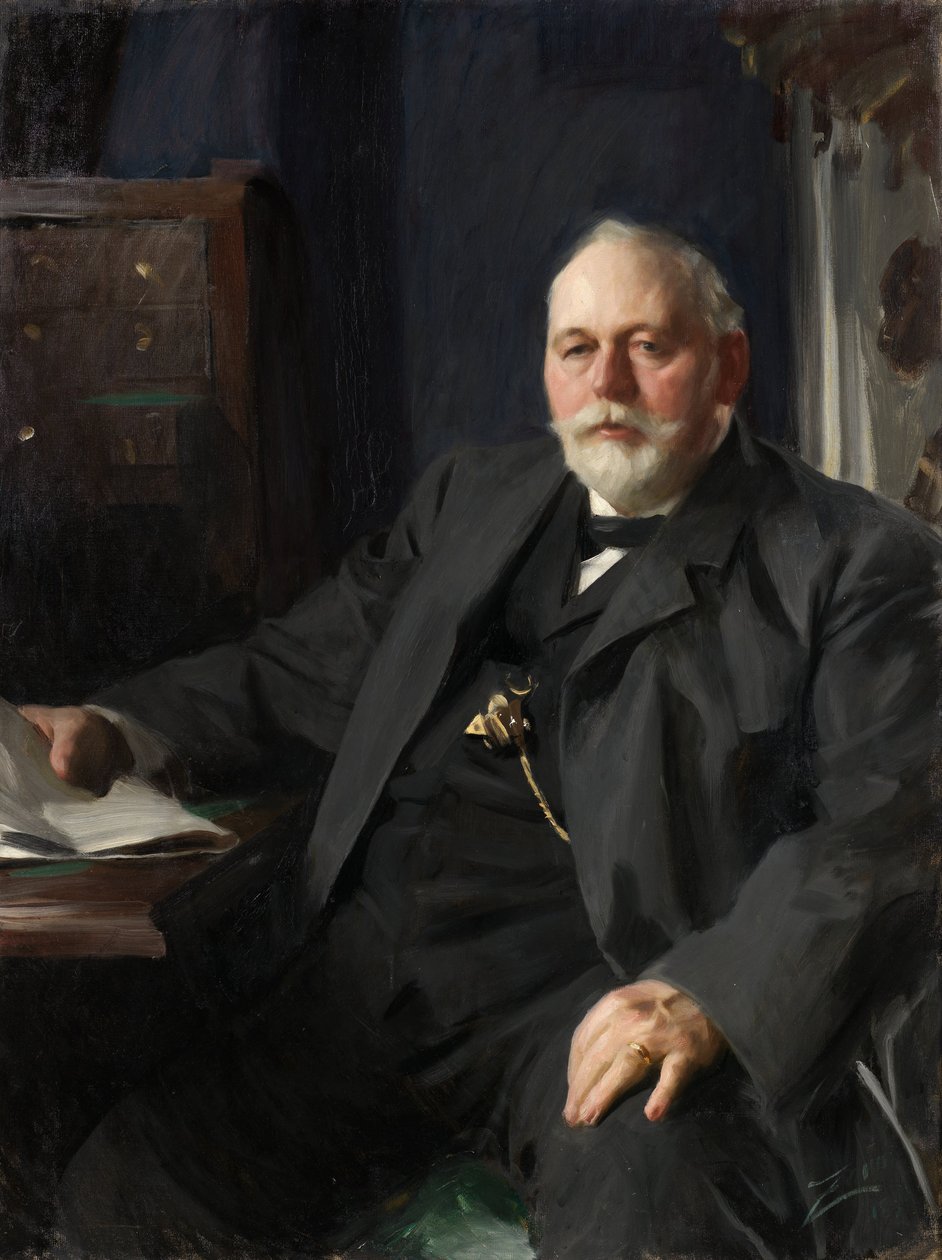 Herr Frans R. Heiss av Anders Zorn