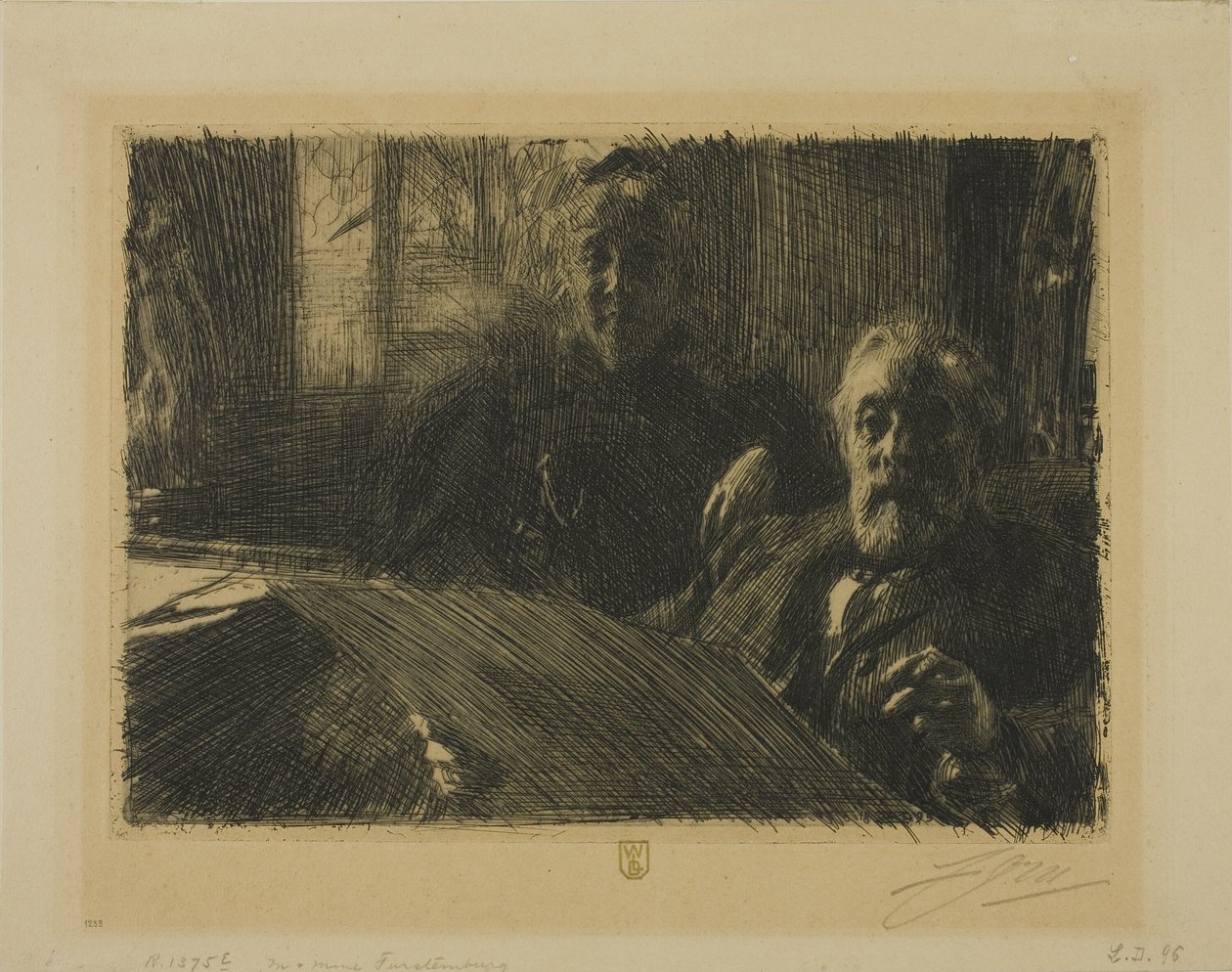 Herr och fru Fürstenberg av Anders Leonard Zorn