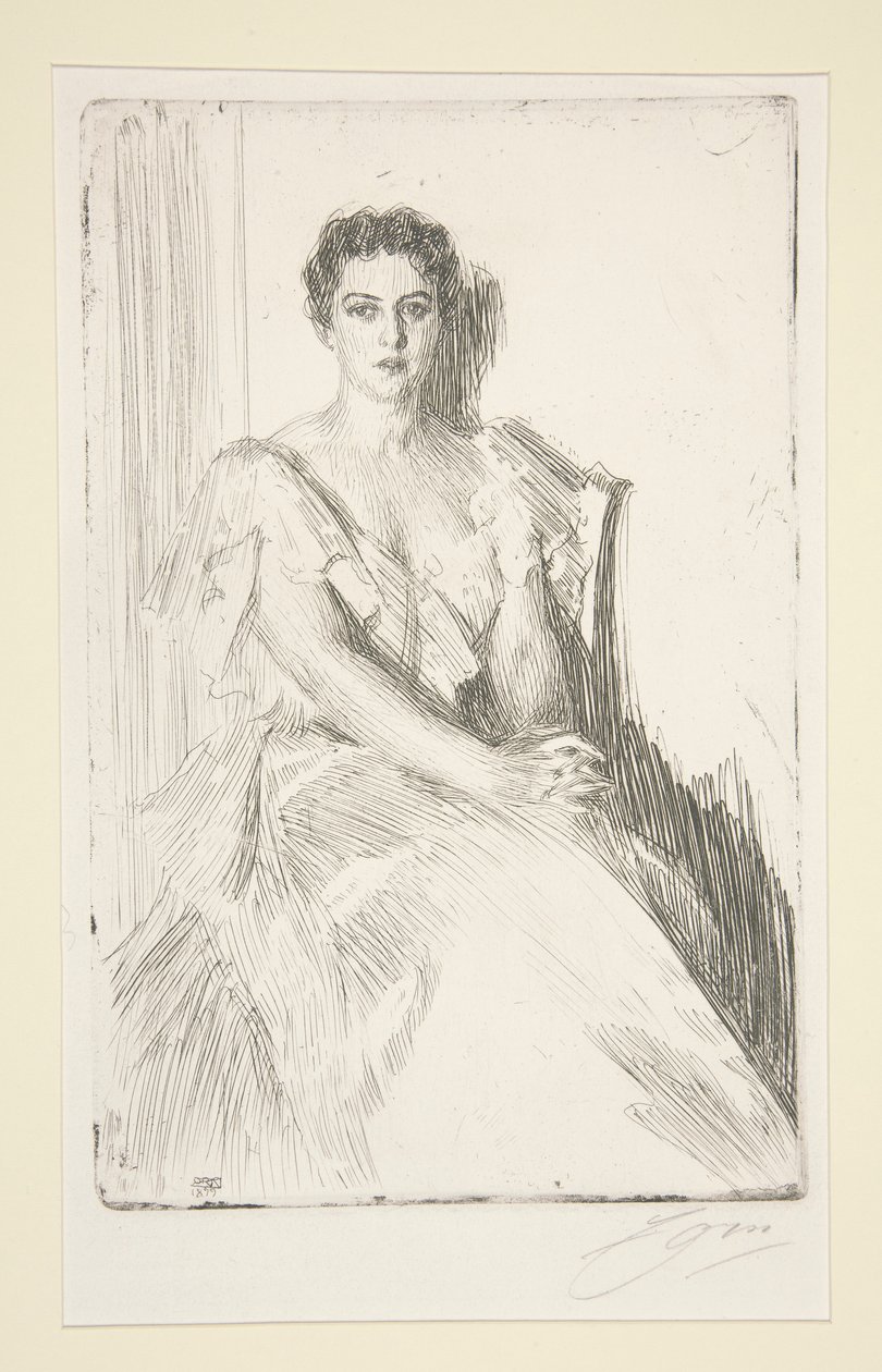 Mrs Cleveland av Anders Leonard Zorn