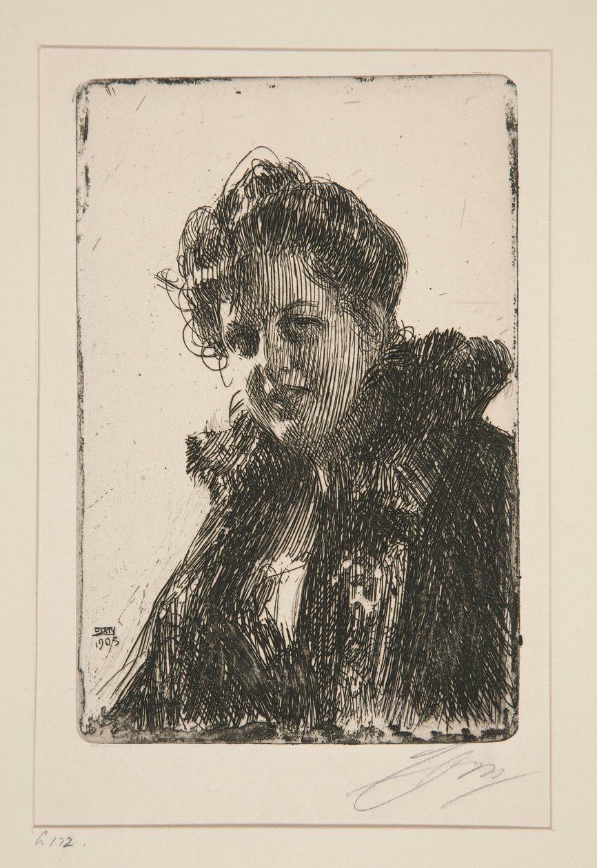 Mrs. Granberg av Anders Leonard Zorn