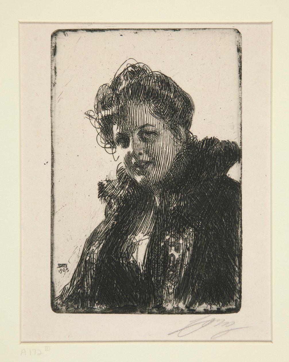 Mrs. Granberg av Anders Leonard Zorn