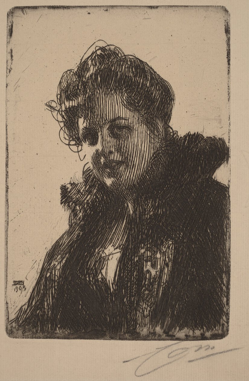 Fru Granberg av Anders Zorn