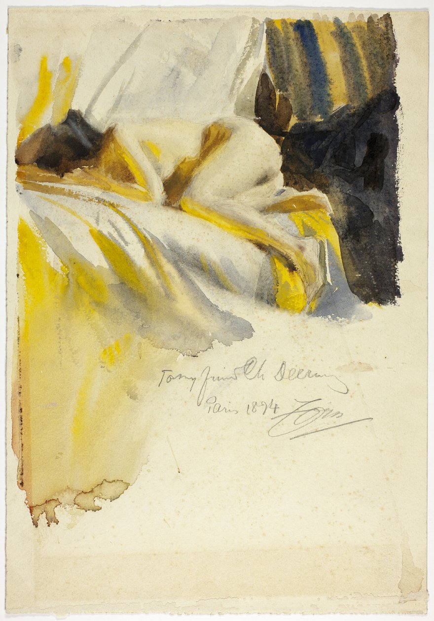 Naken Liggande På Säng av Anders Leonard Zorn