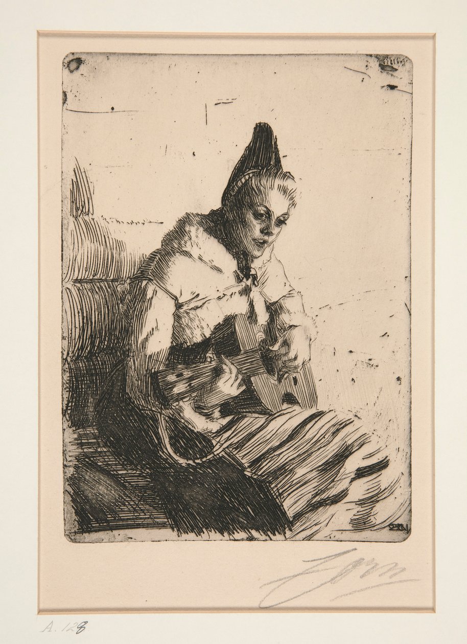 Gamla Ballad II av Anders Leonard Zorn