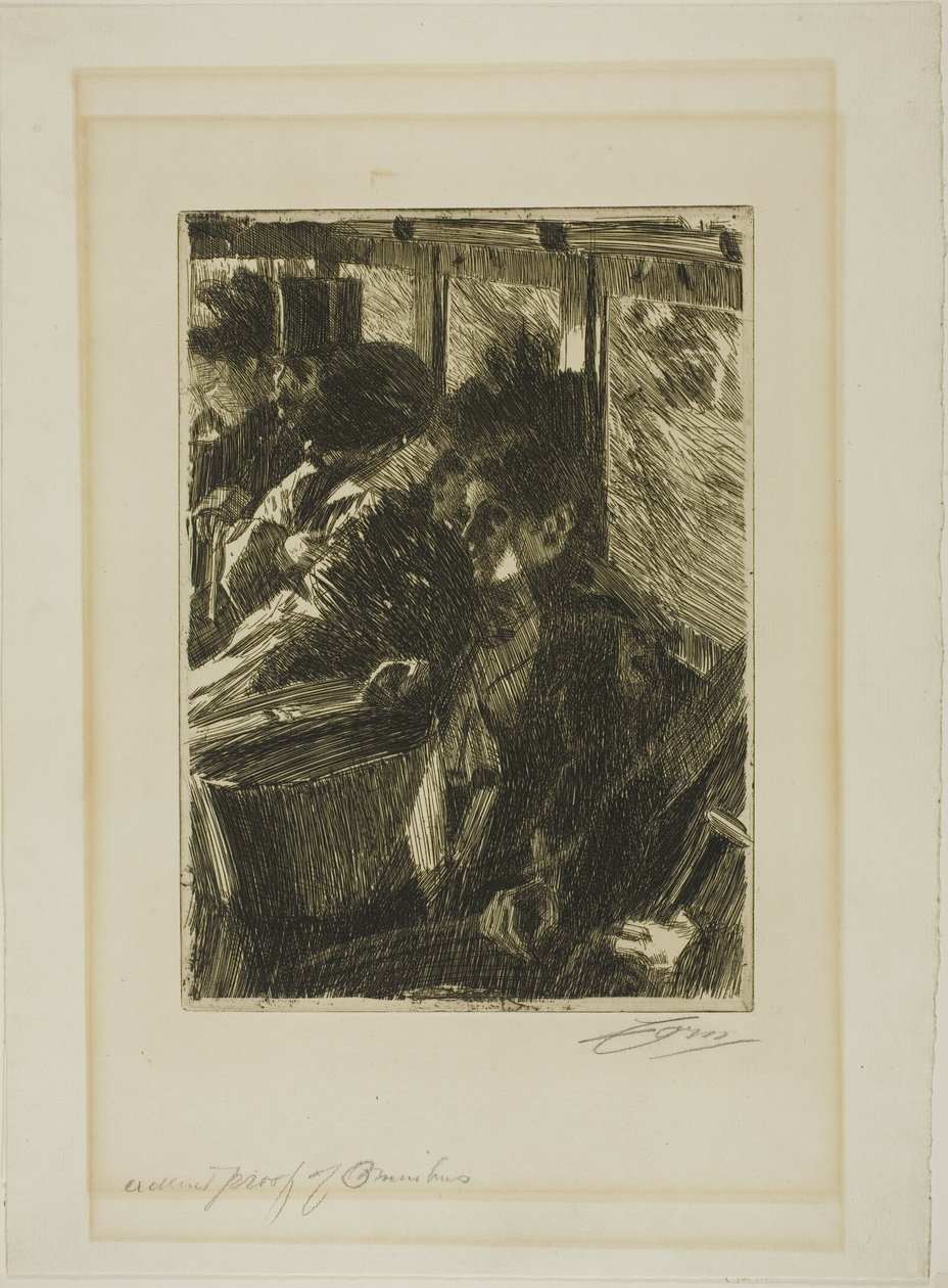 Omnibus av Anders Leonard Zorn