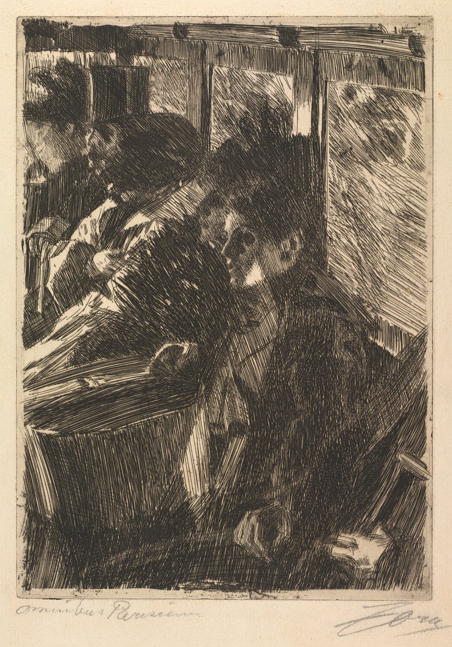Omnibus av Anders Leonard Zorn