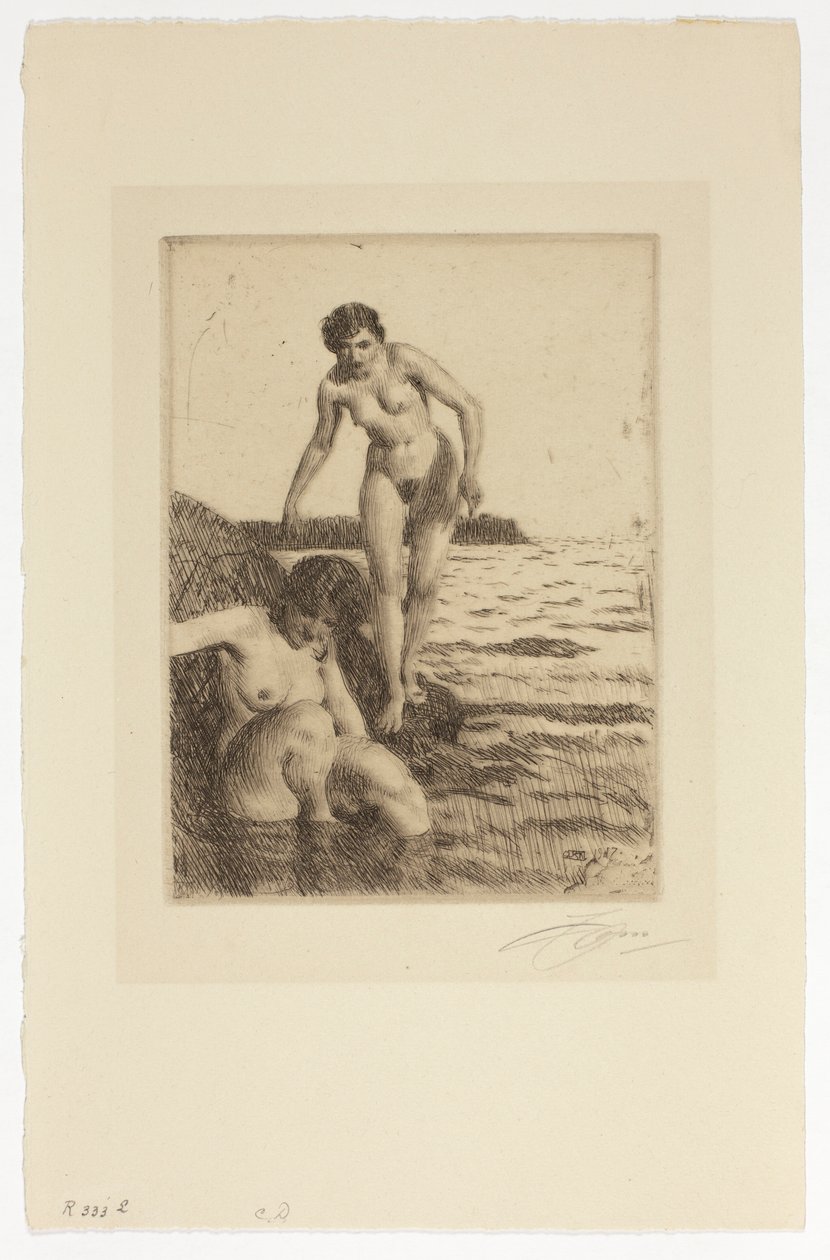 On Hemsö Island av Anders Zorn