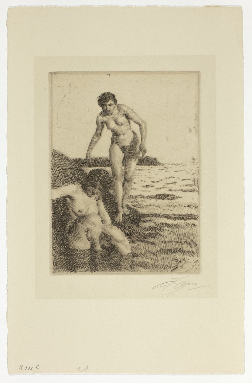 On Hemsö Island av Anders Leonard Zorn