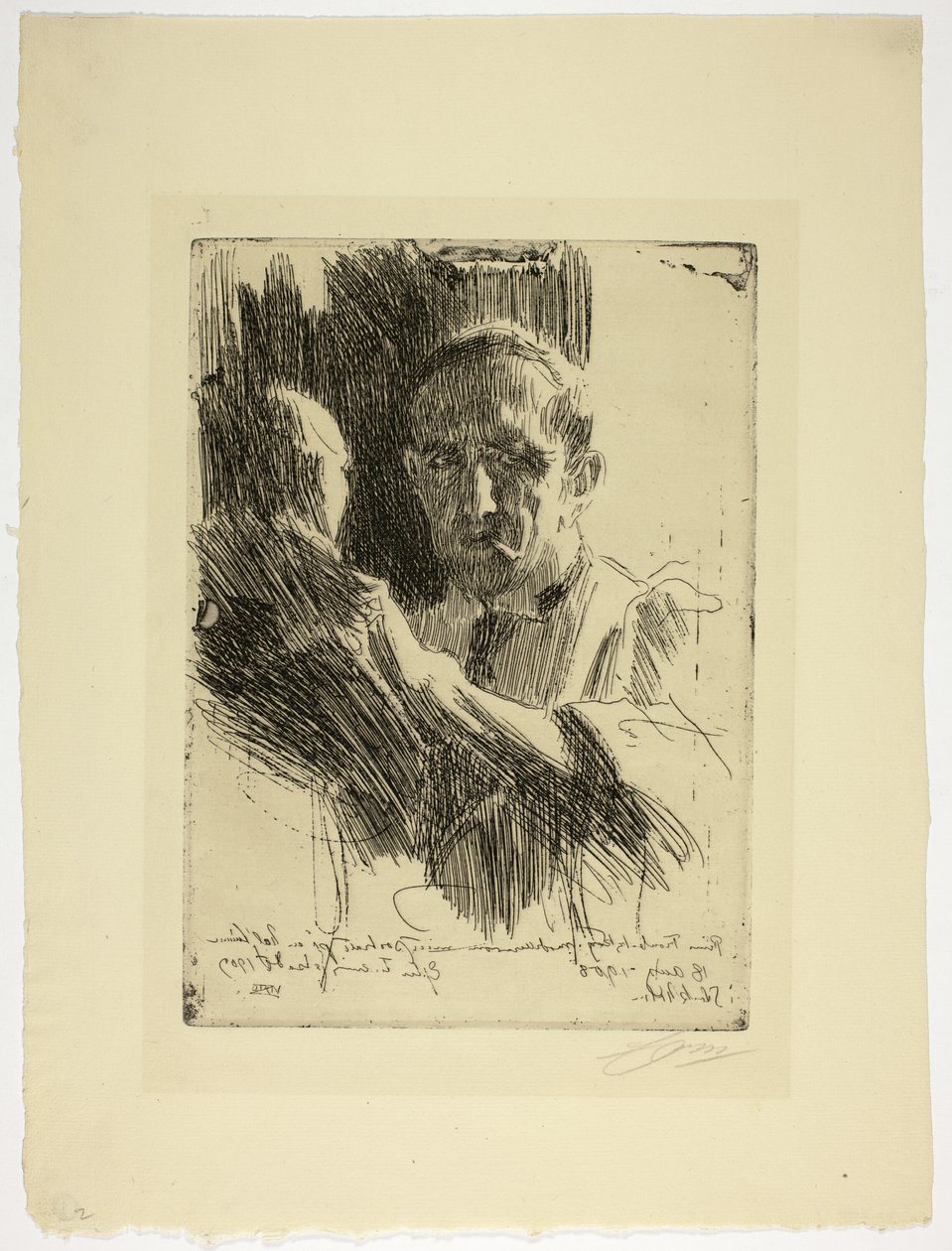 Prins Paul Troubetzkoy II (byst) av Anders Leonard Zorn