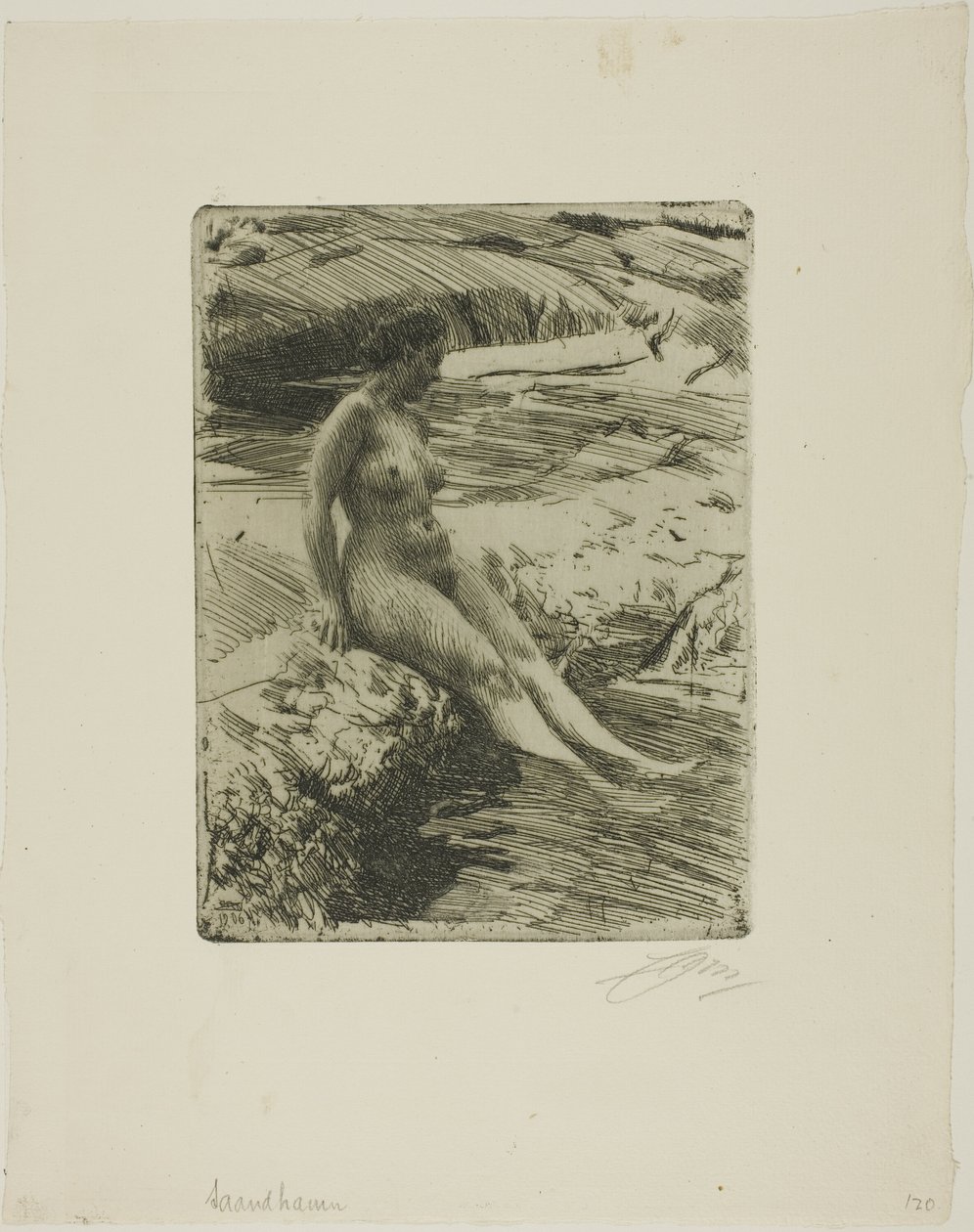 Sandhamn av Anders Leonard Zorn