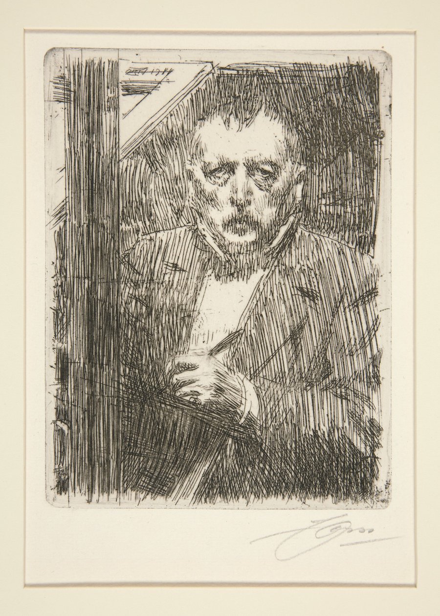 Självporträtt av Anders Zorn