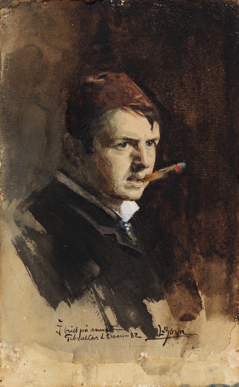 Självporträtt av Anders Zorn