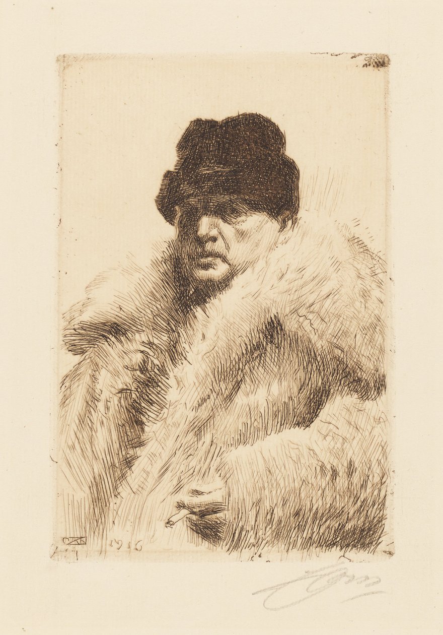 Självporträtt av Anders Zorn