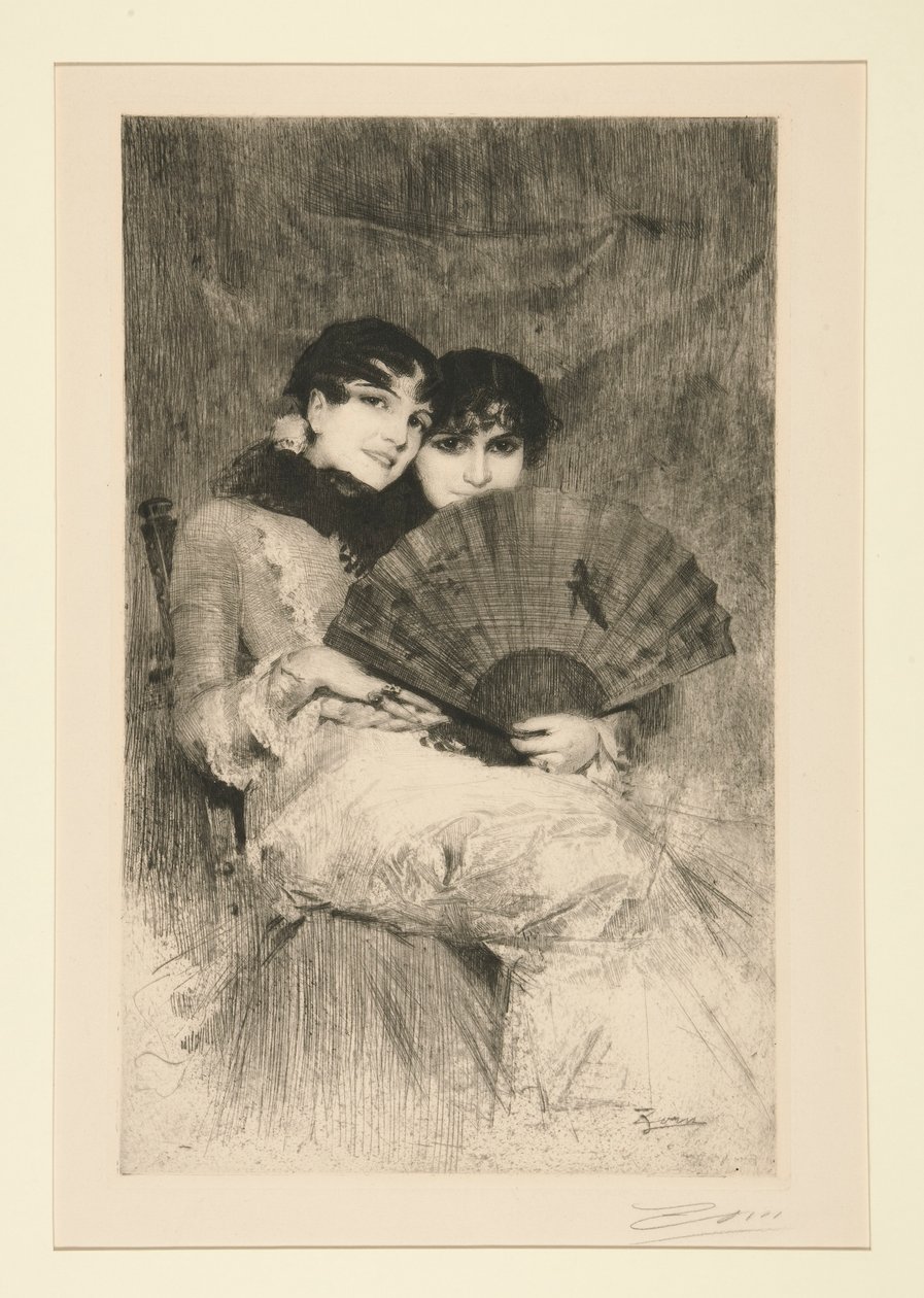 Spanska systrar av Anders Leonard Zorn