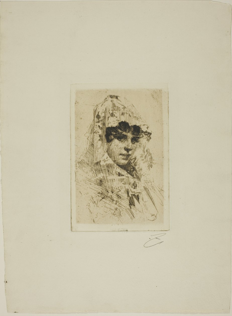 Spansk kvinna av Anders Leonard Zorn