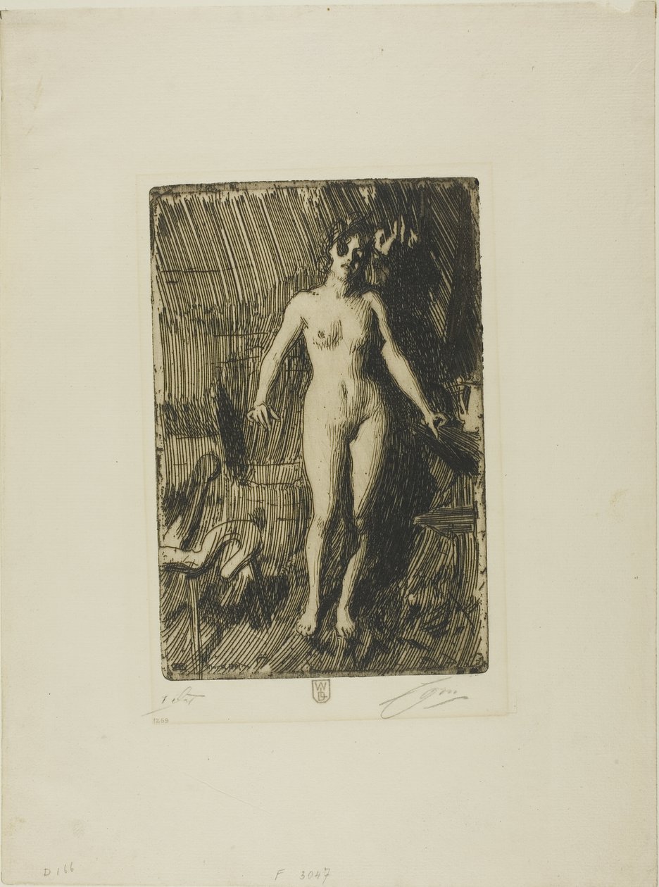 Stående modell av Anders Leonard Zorn