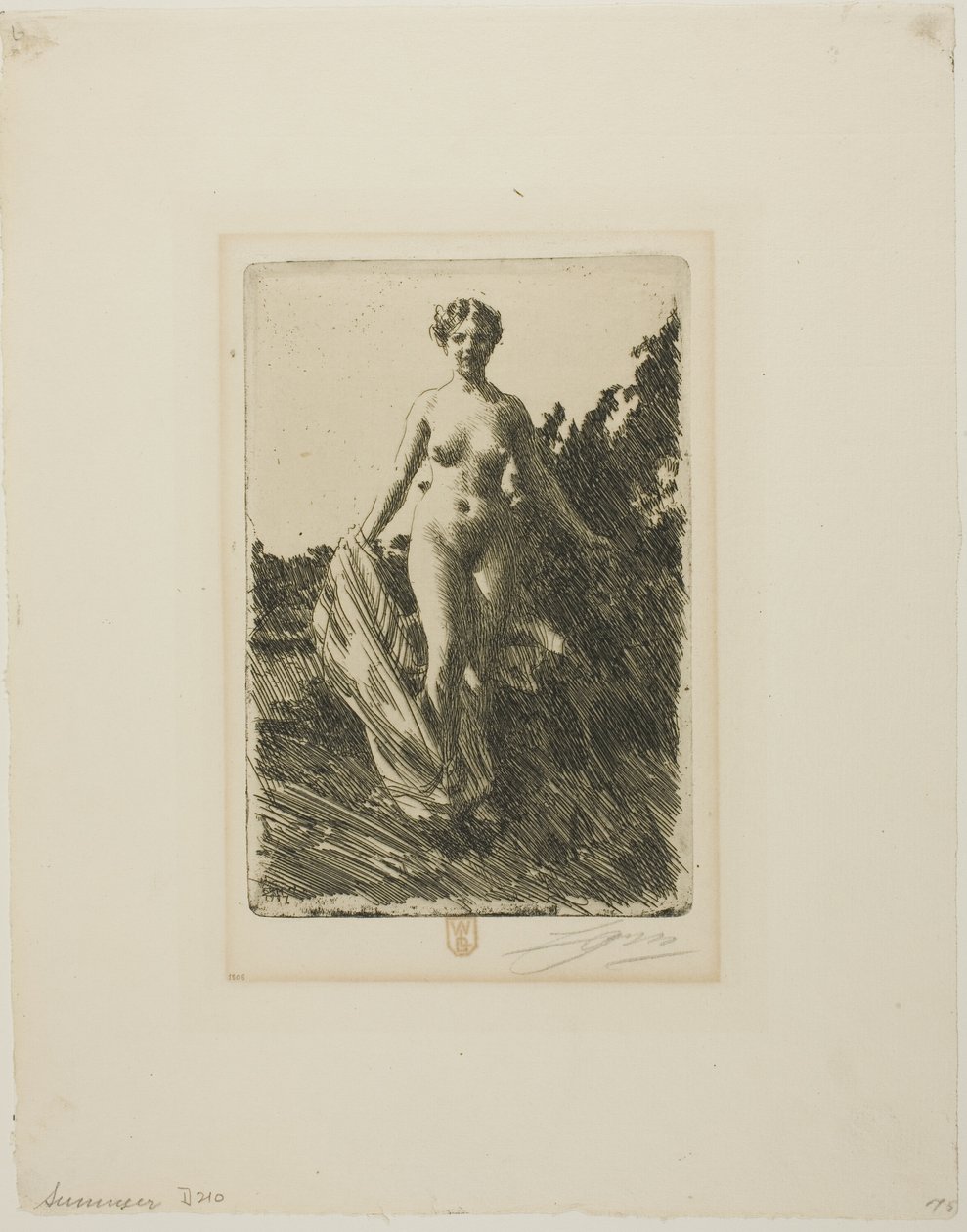 Sommar av Anders Leonard Zorn