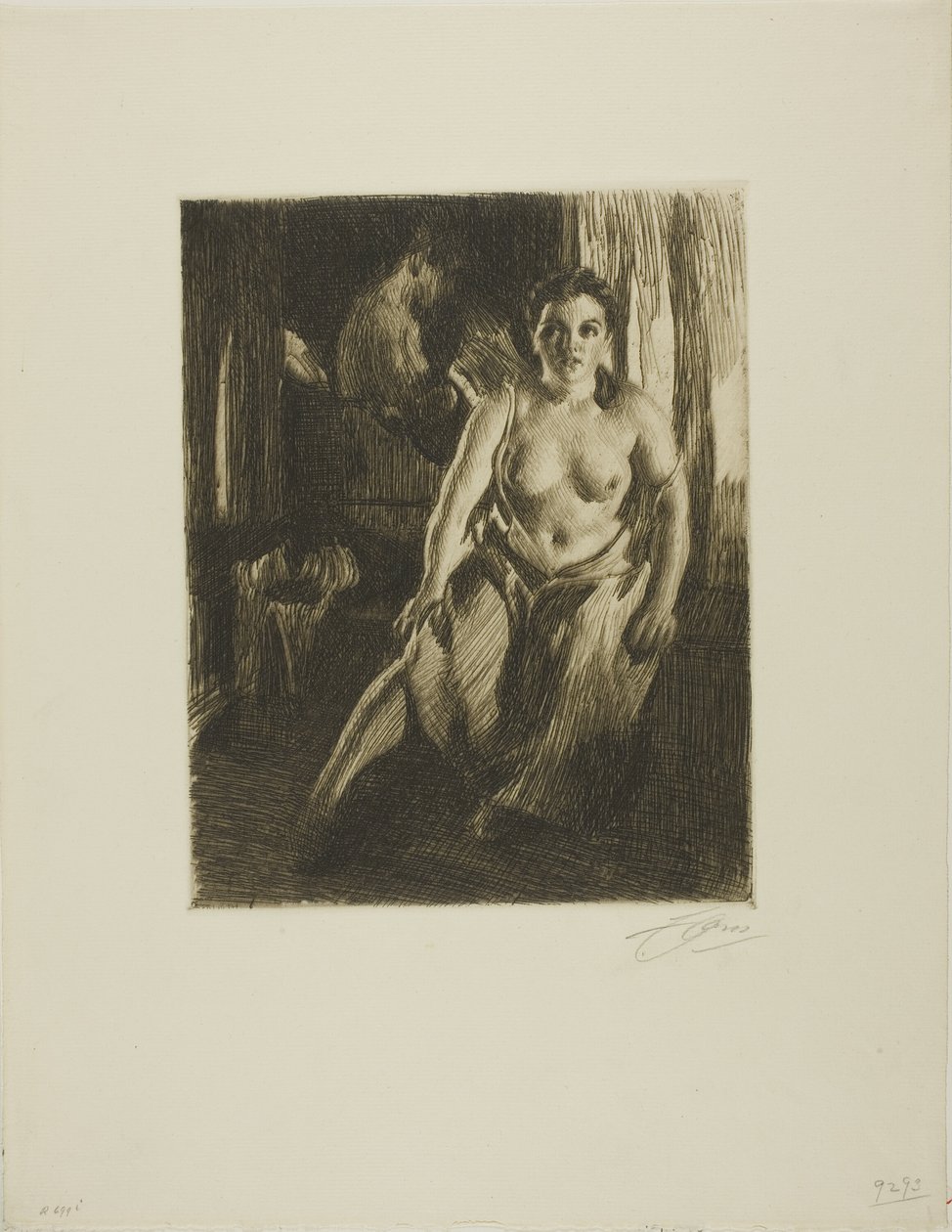 Sängstolen av Anders Leonard Zorn
