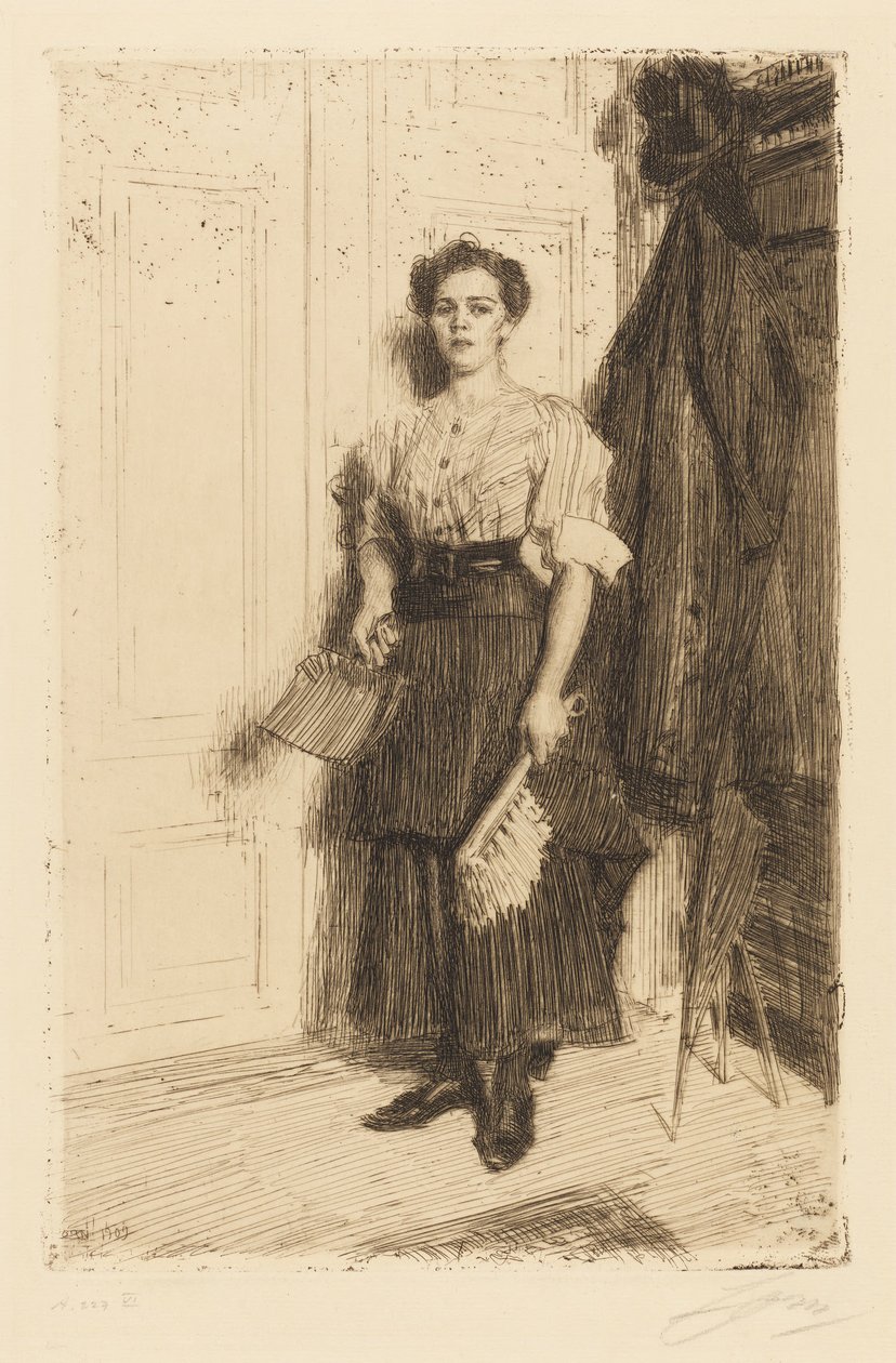 Städerskan av Anders Zorn