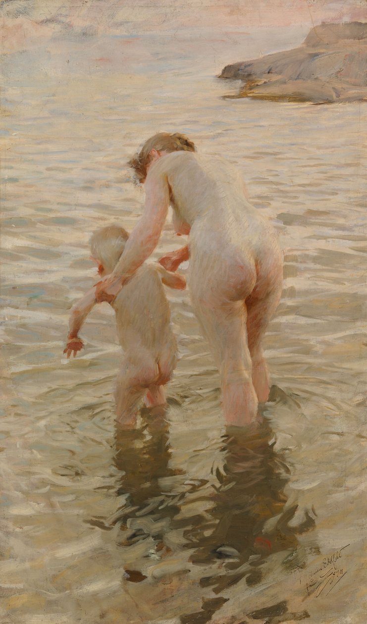 Första gången av Anders Zorn