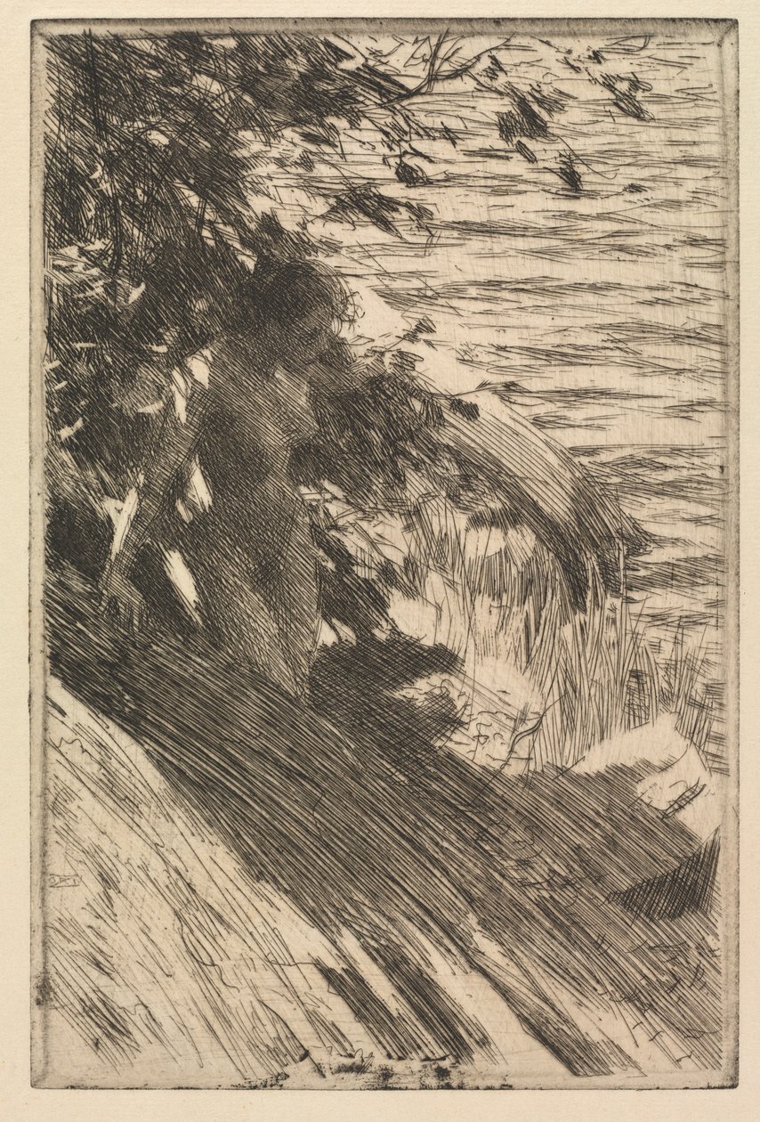 Den store badaren av Anders Leonard Zorn