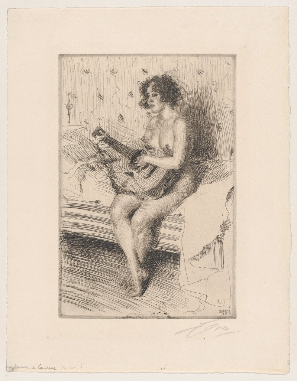 Gitarristen av Anders Zorn