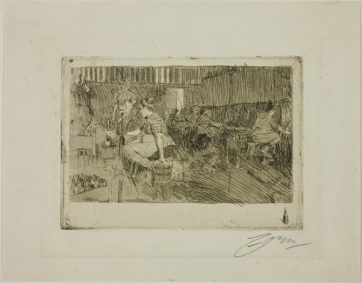 Lilla Bryggeriet av Anders Leonard Zorn