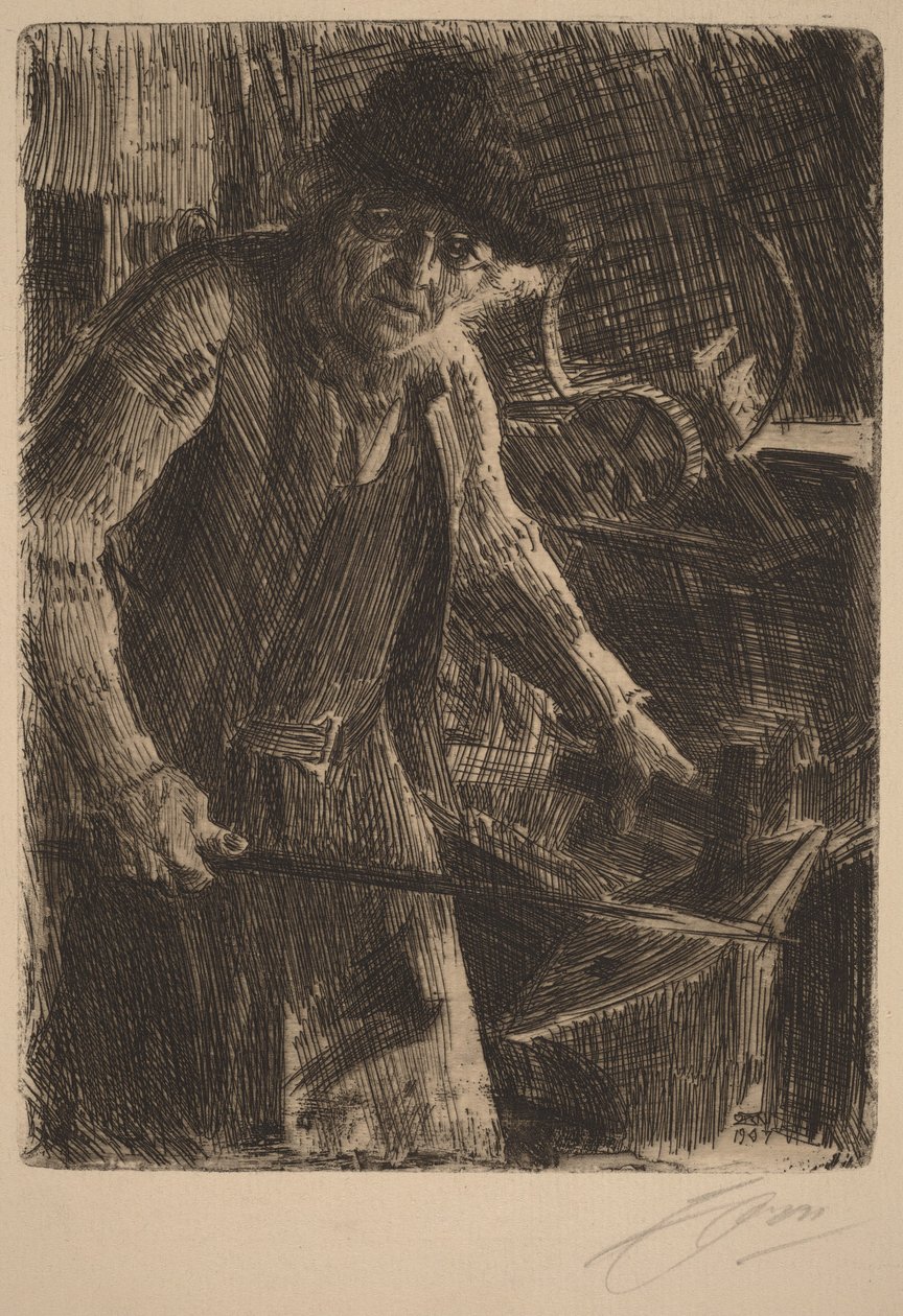 Mästersmeden av Anders Zorn