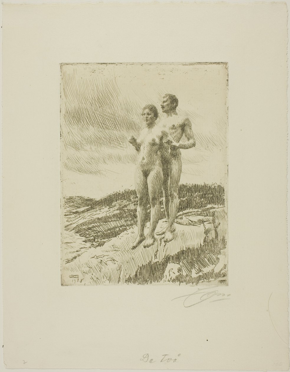 De två av Anders Leonard Zorn
