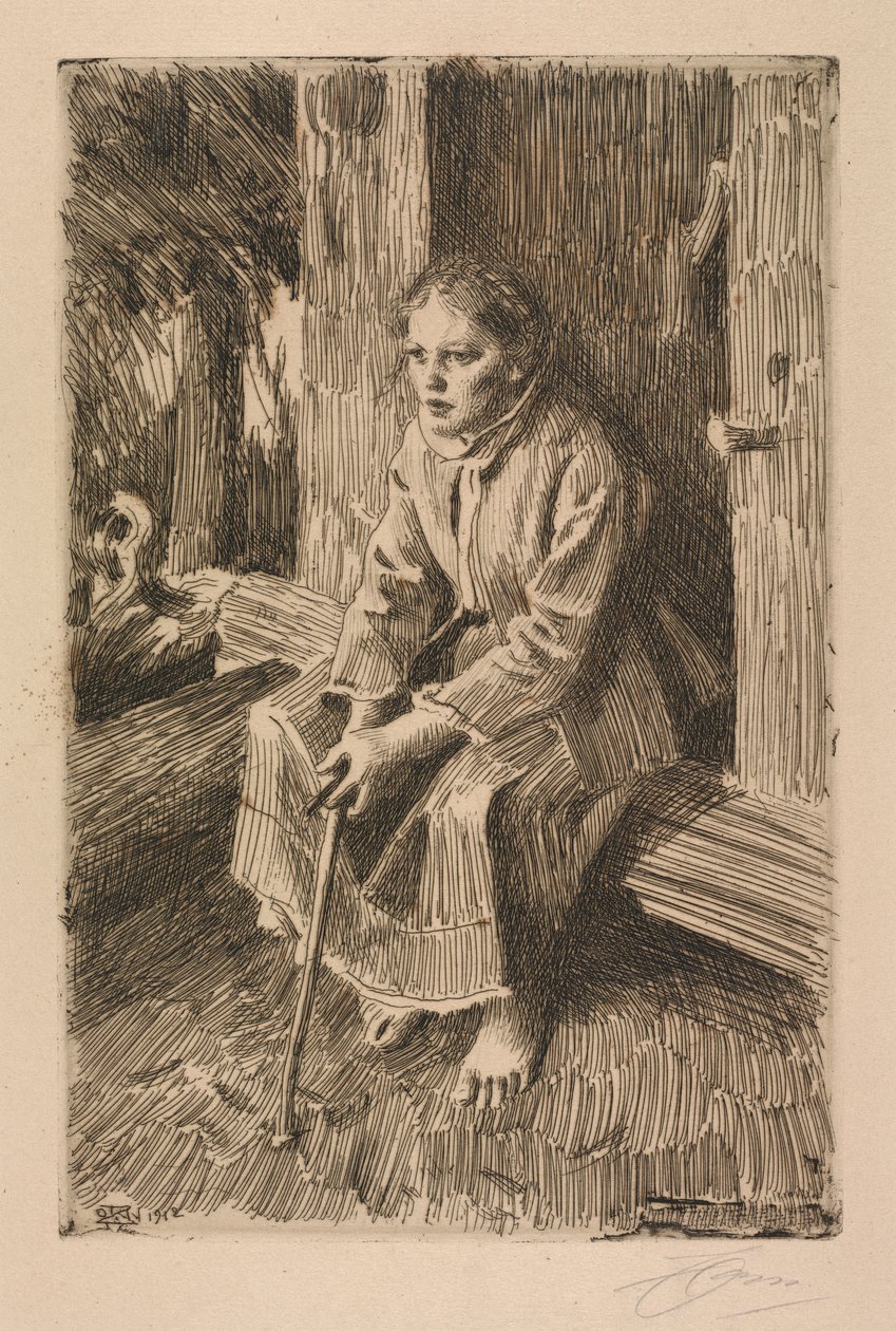 På vallen av Anders Leonard Zorn