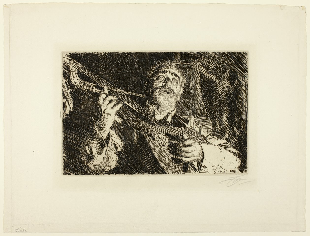 Vicke av Anders Leonard Zorn