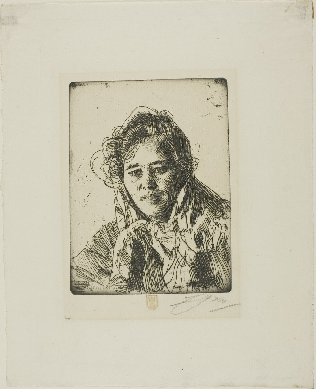 Ung flicka från Mora (Kråkbergs Anna) av Anders Zorn