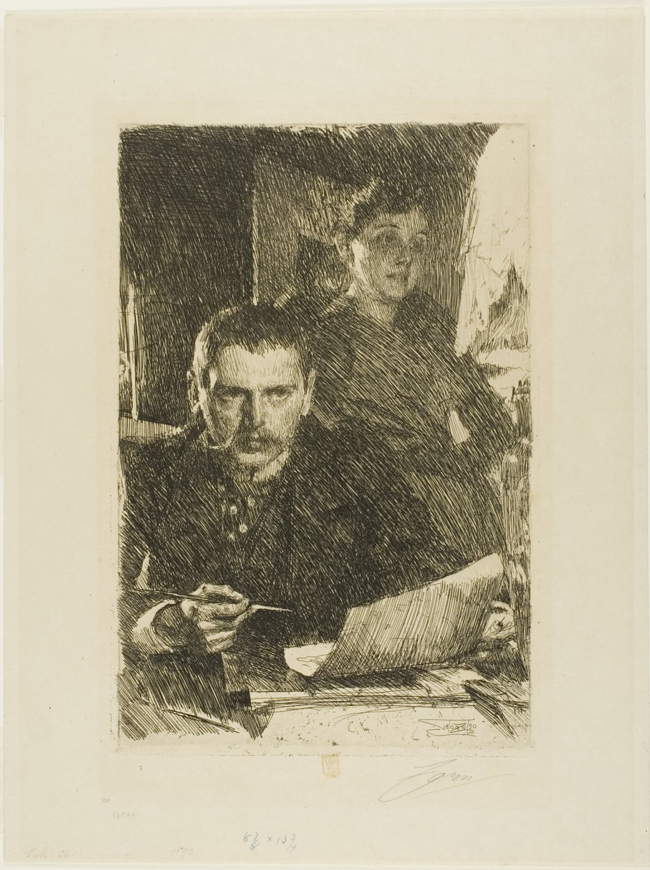 Zorn och hans fru av Anders Leonard Zorn