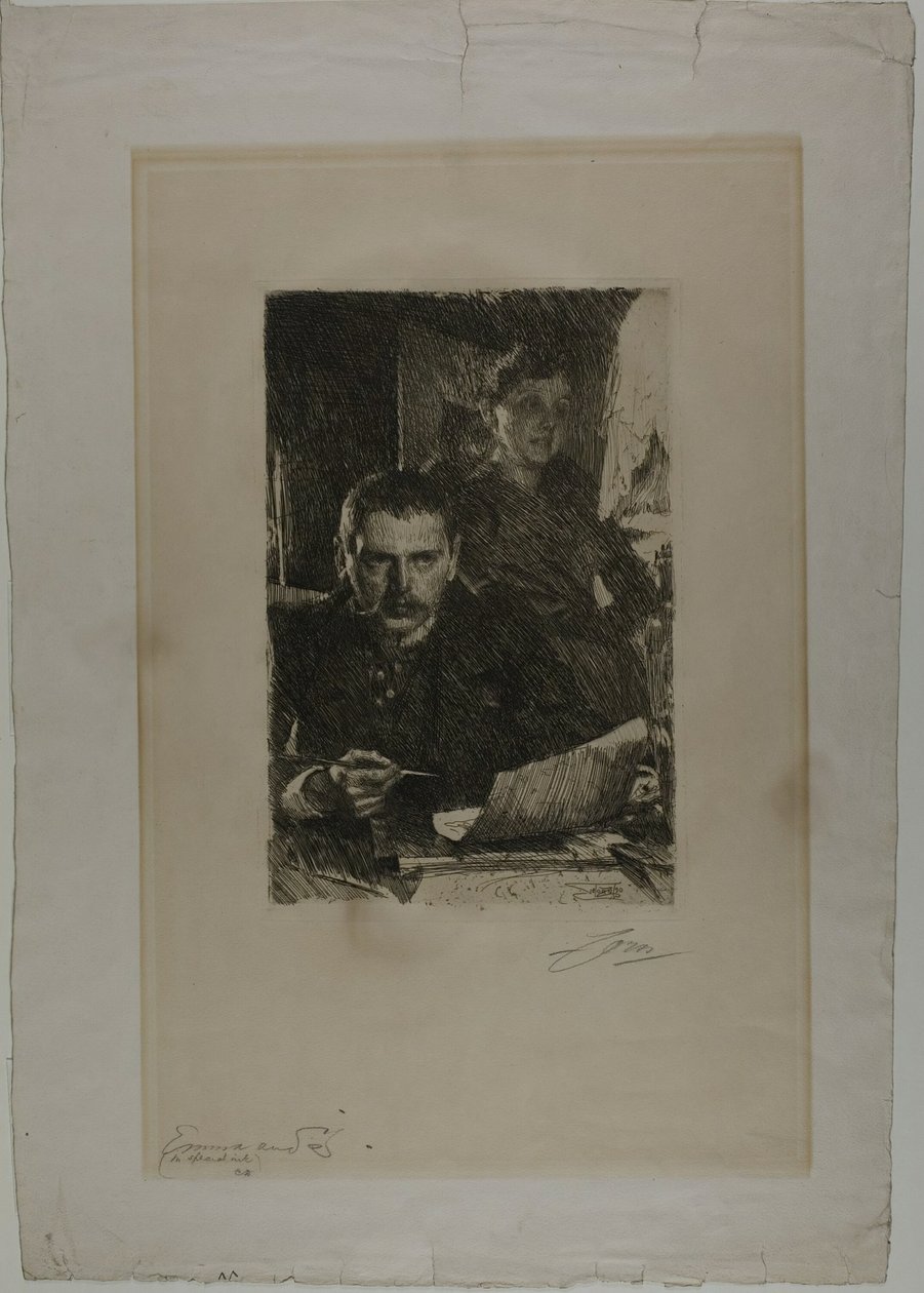 Zorn och hans fru av Anders Leonard Zorn