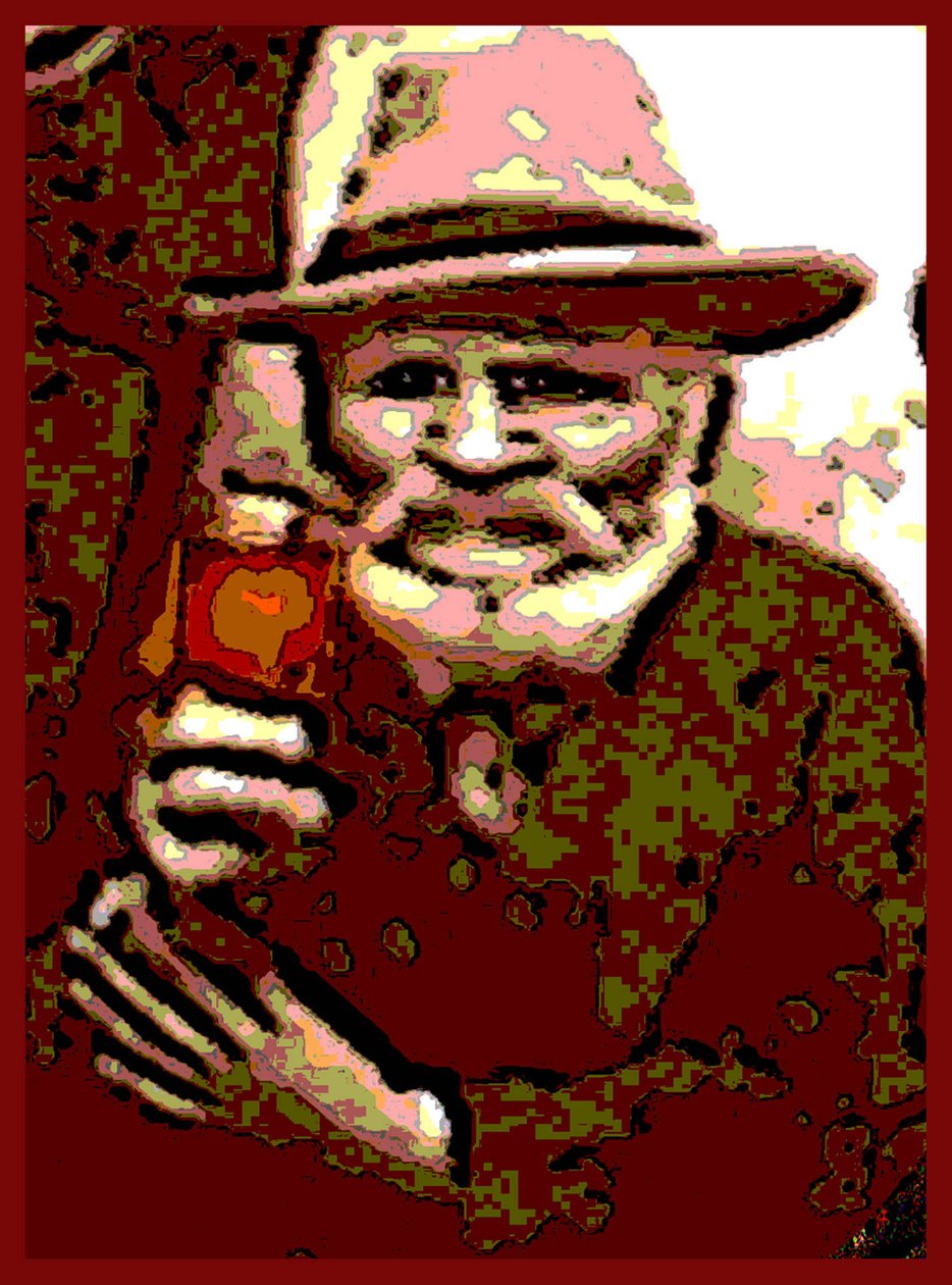 TOAST TO THE PAST LIFE, 2002 (Digital målning) av Ando Gilardi