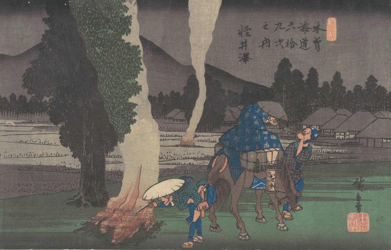 Karuizawa, va? 1835 av Ando Hiroshige