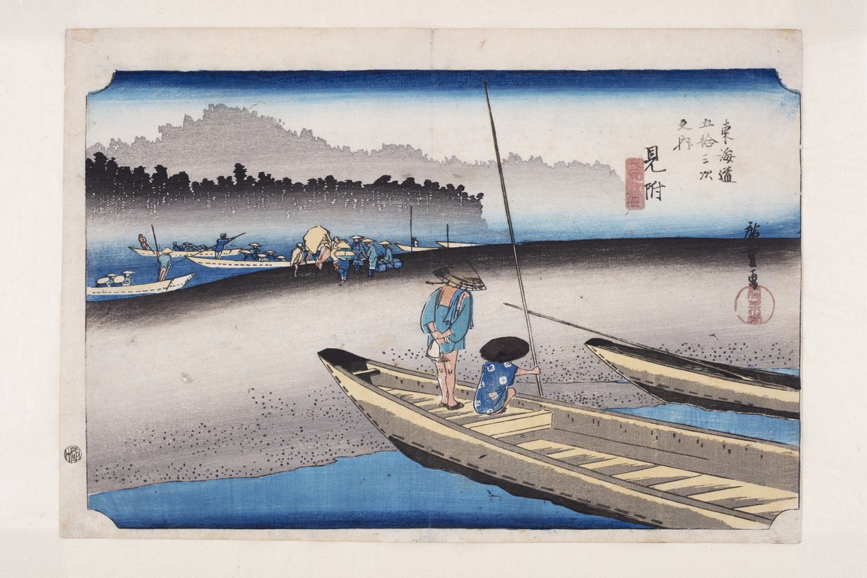 Hittade: Tenry? Rie r ゔ ee w (hitta, tio ry? av Ando or Utagawa Hiroshige