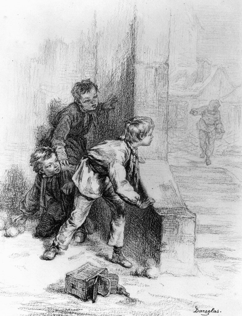 School Boys av André Henri Dargelas