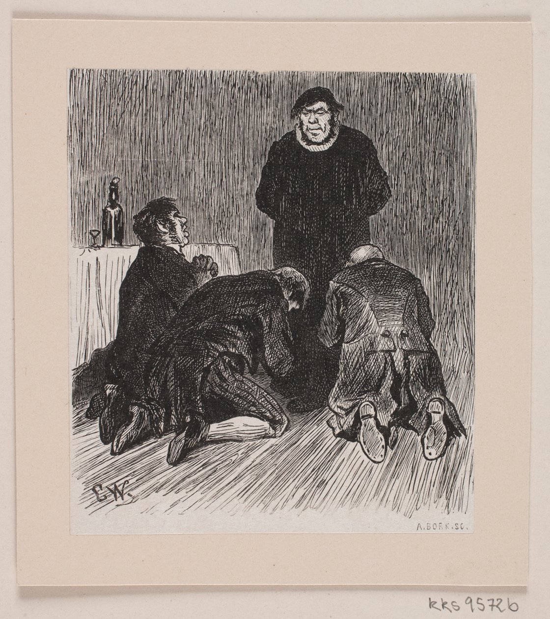 Illustration för "The Coal Burner" av André Bork